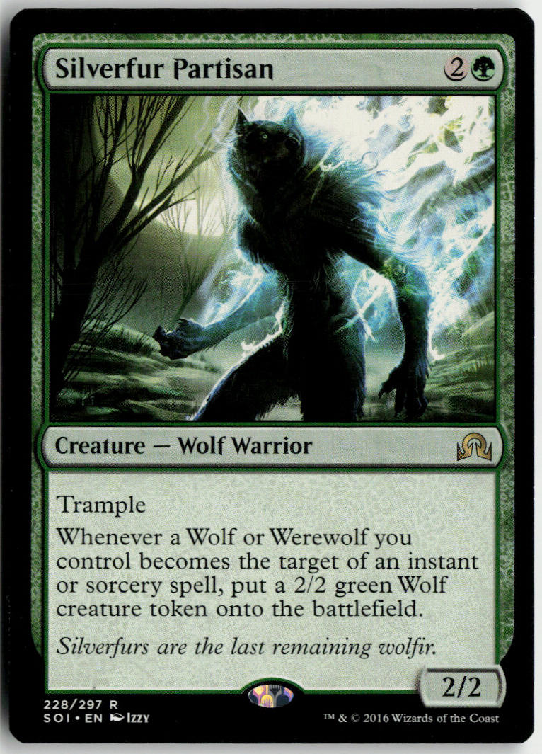 Silverfur Partisan - Shadows over Innistrad #228 - Near Mint - Normal