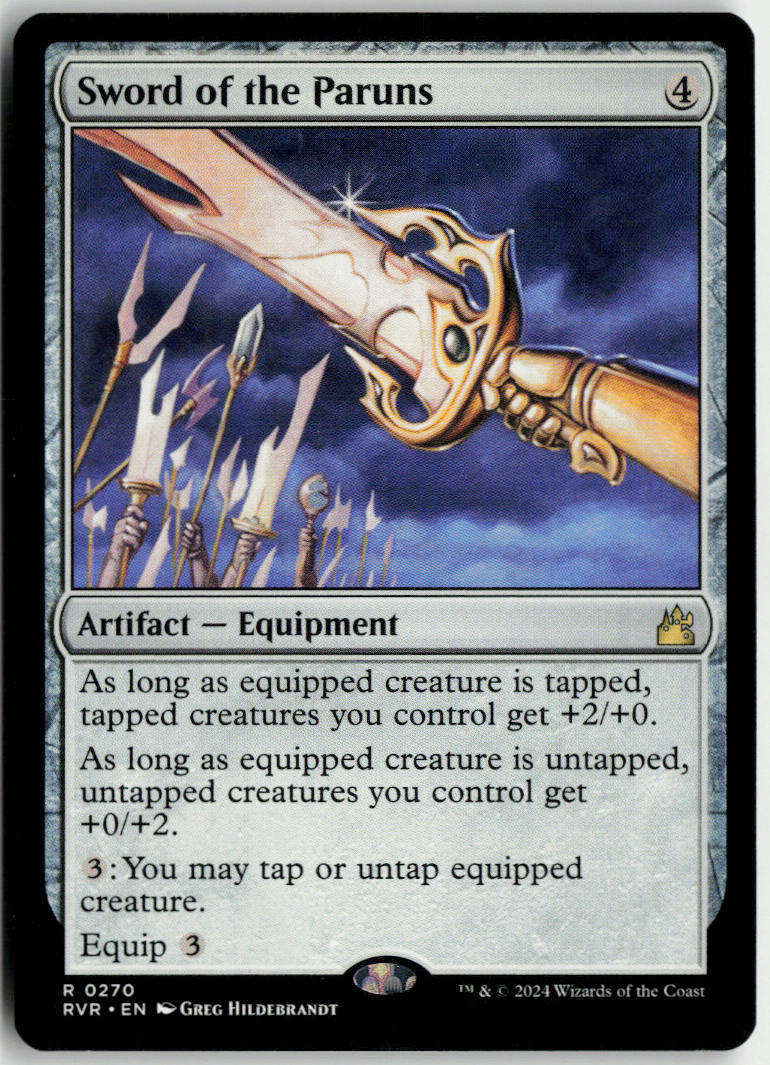 Sword of the Paruns - Ravnica Remastered #270 - Near Mint - Normal