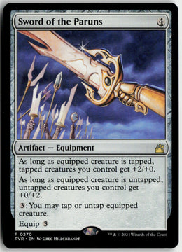 Sword of the Paruns - Ravnica Remastered #270 - Near Mint - Normal
