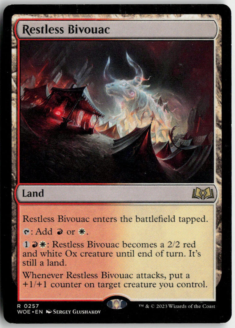 Restless Bivouac - Wilds of Eldraine #257 - Near Mint - Normal