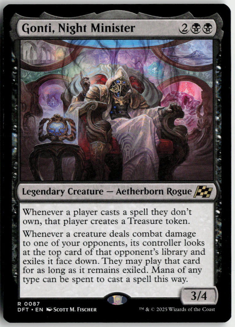 Gonti, Night Minister - Aetherdrift #87 - Near Mint - Normal