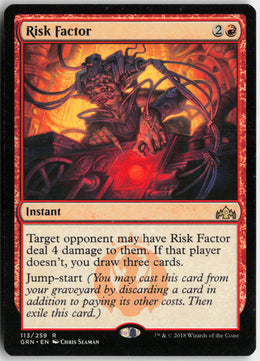 Risk Factor - Guilds of Ravnica #113 - Near Mint - Normal