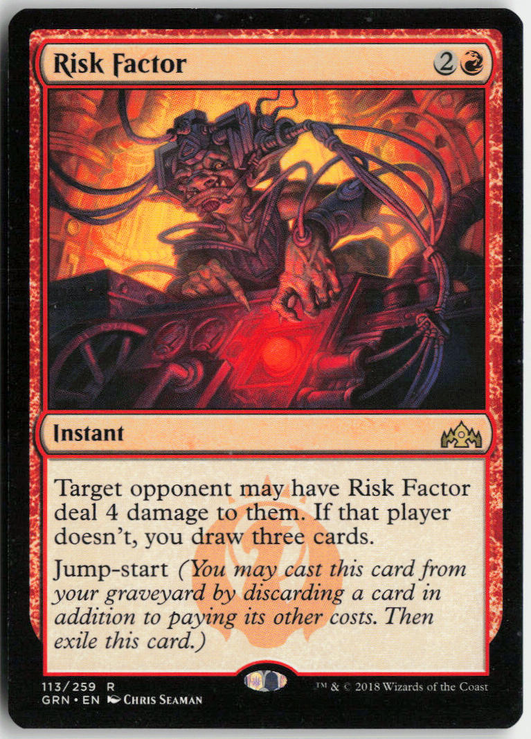 Risk Factor - Guilds of Ravnica #113 - Near Mint - Normal