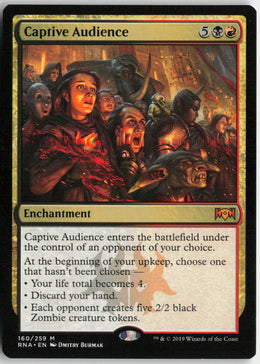 Captive Audience - Ravnica Allegiance #160 - Near Mint - Normal