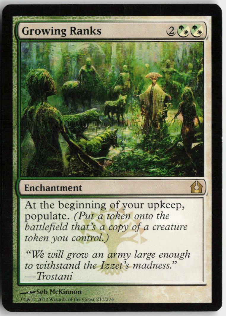 Growing Ranks - Return to Ravnica #217 - Near Mint - Normal