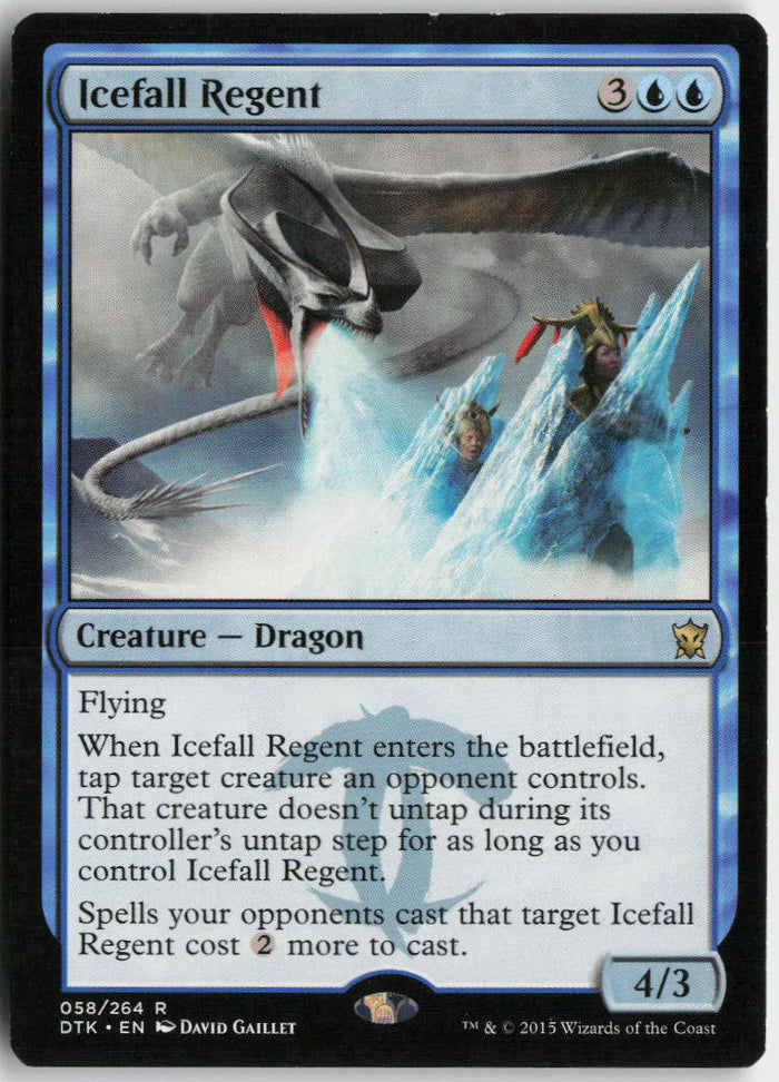 Icefall Regent - Dragons of Tarkir #58 - Near Mint - Normal