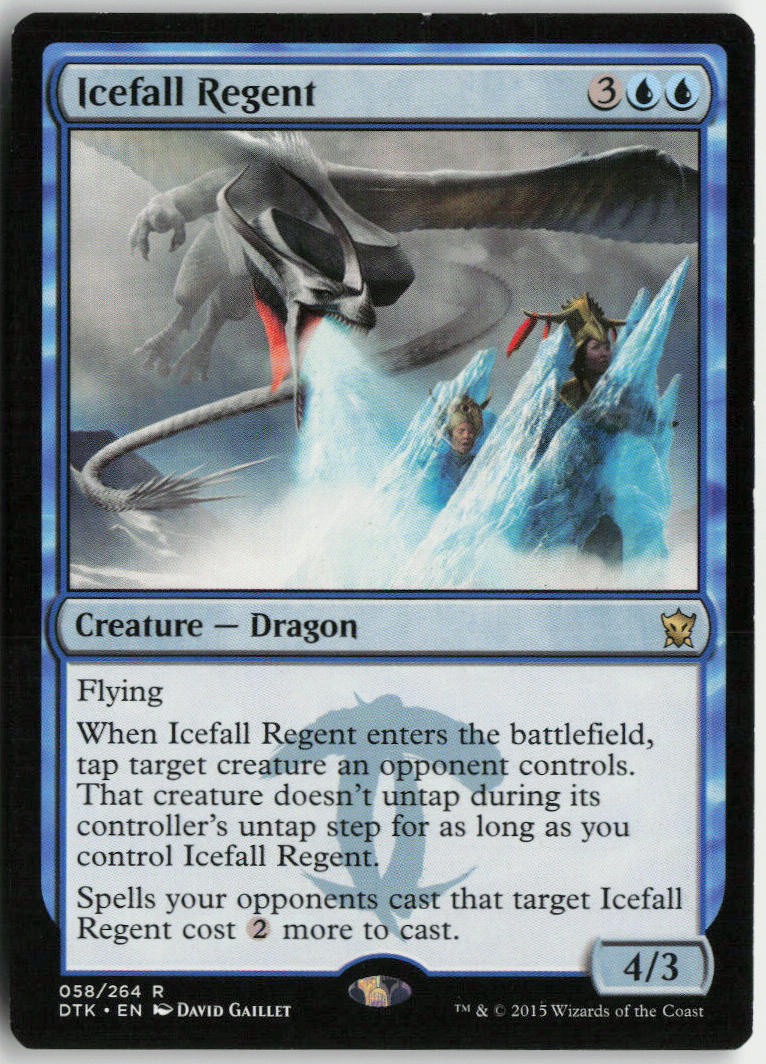 Icefall Regent - Dragons of Tarkir #58 - Near Mint - Normal