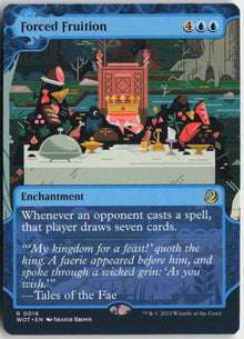Forced Fruition - Wilds of Eldraine: Enchanting Tales #18 - Near Mint - Normal