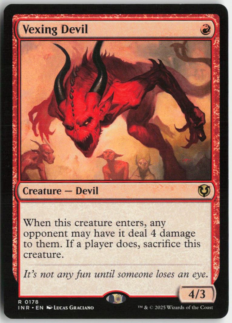 Vexing Devil - Innistrad Remastered #178 - Near Mint - Normal