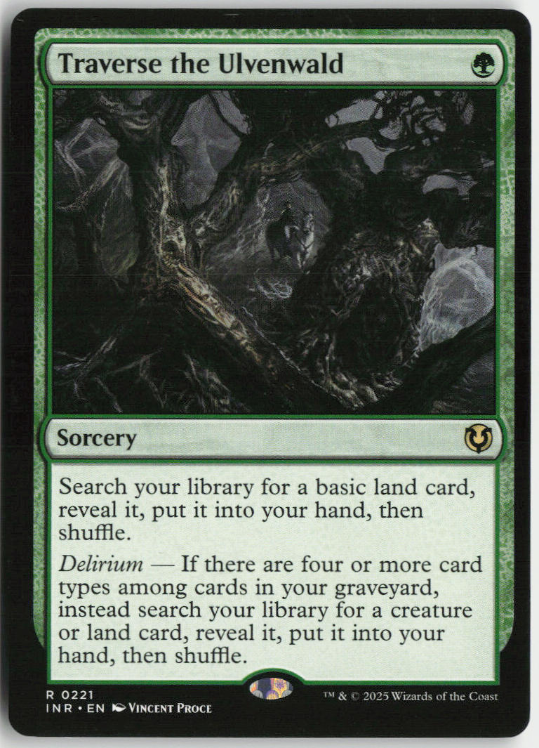 Traverse the Ulvenwald - Innistrad Remastered #221 - Near Mint - Normal