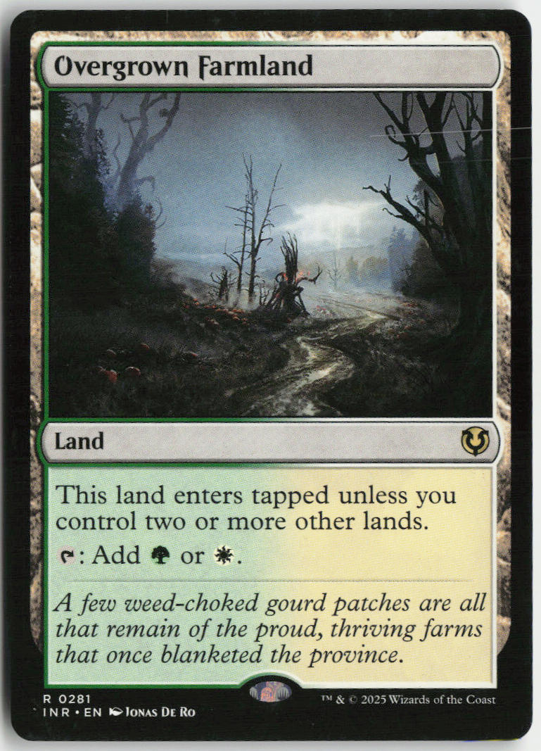 Overgrown Farmland - Innistrad Remastered #281 - Near Mint - Normal