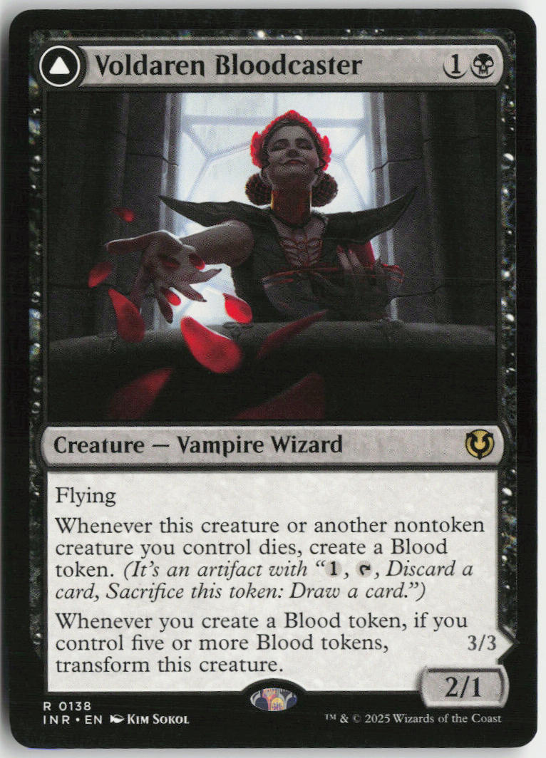 Voldaren Bloodcaster // Bloodbat Summoner - Innistrad Remastered #138 - Near Mint - Normal