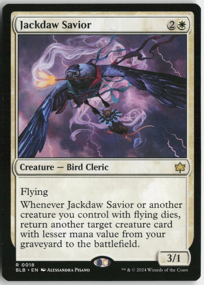 Jackdaw Savior - Bloomburrow #18 - Near Mint - Normal