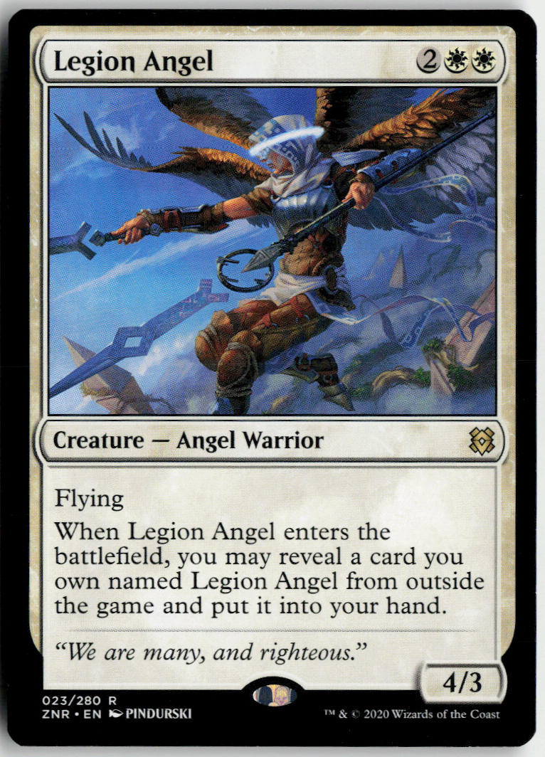 Legion Angel - Zendikar Rising #23 - Near Mint - Normal