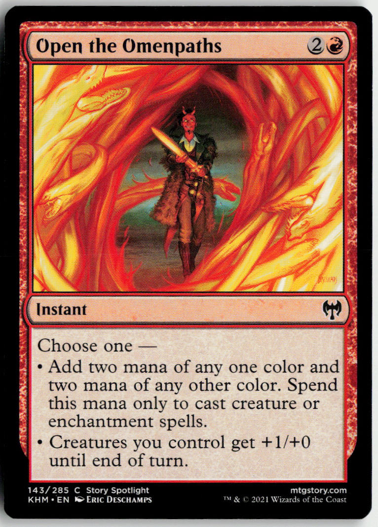 Open the Omenpaths - Kaldheim #143 - Near Mint - Normal