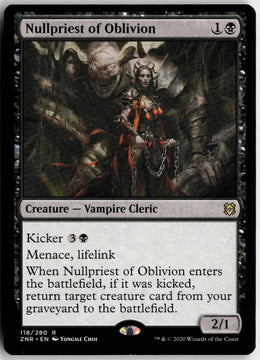 Nullpriest of Oblivion - Zendikar Rising #118 - Near Mint - Normal