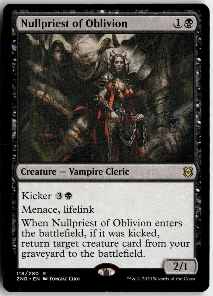 Nullpriest of Oblivion - Zendikar Rising #118 - Near Mint - Normal