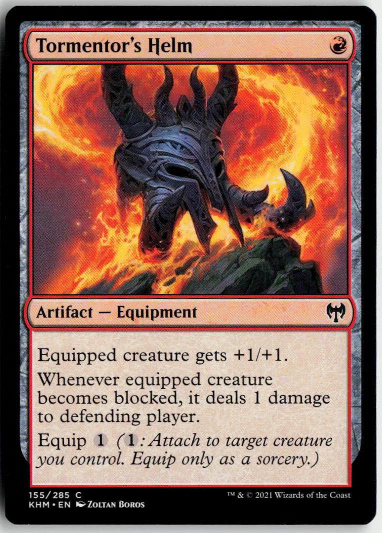 Tormentor's Helm - Kaldheim #155 - Near Mint - Normal