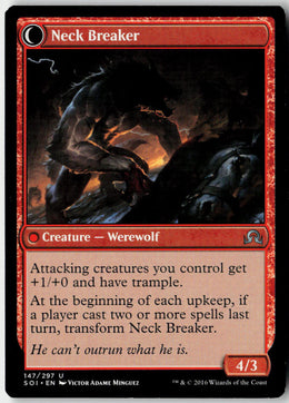 Breakneck Rider // Neck Breaker - Shadows over Innistrad #147 - Near Mint - Normal