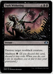 Dark Withering - Dominaria Remastered #79 - Near Mint - Normal