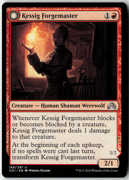 Kessig Forgemaster // Flameheart Werewolf - Shadows over Innistrad #169 - Near Mint - Normal