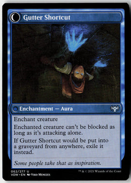 Gutter Skulker // Gutter Shortcut - Innistrad: Crimson Vow #62 - Near Mint - Normal