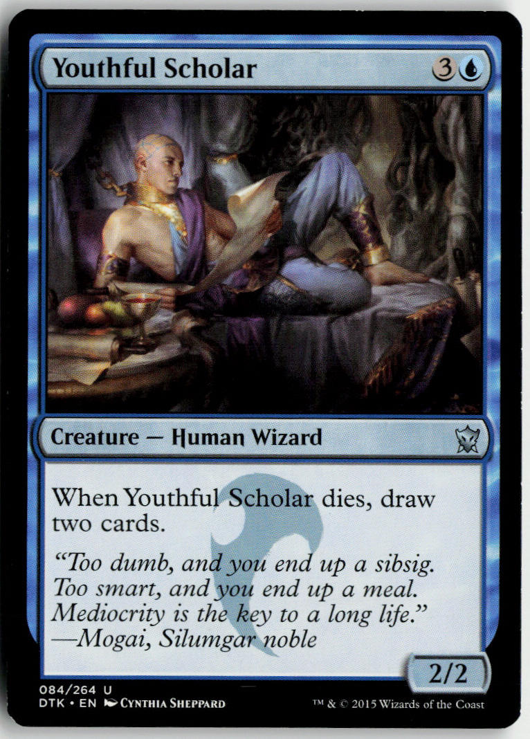 Youthful Scholar - Dragons of Tarkir #84 - Near Mint - Normal