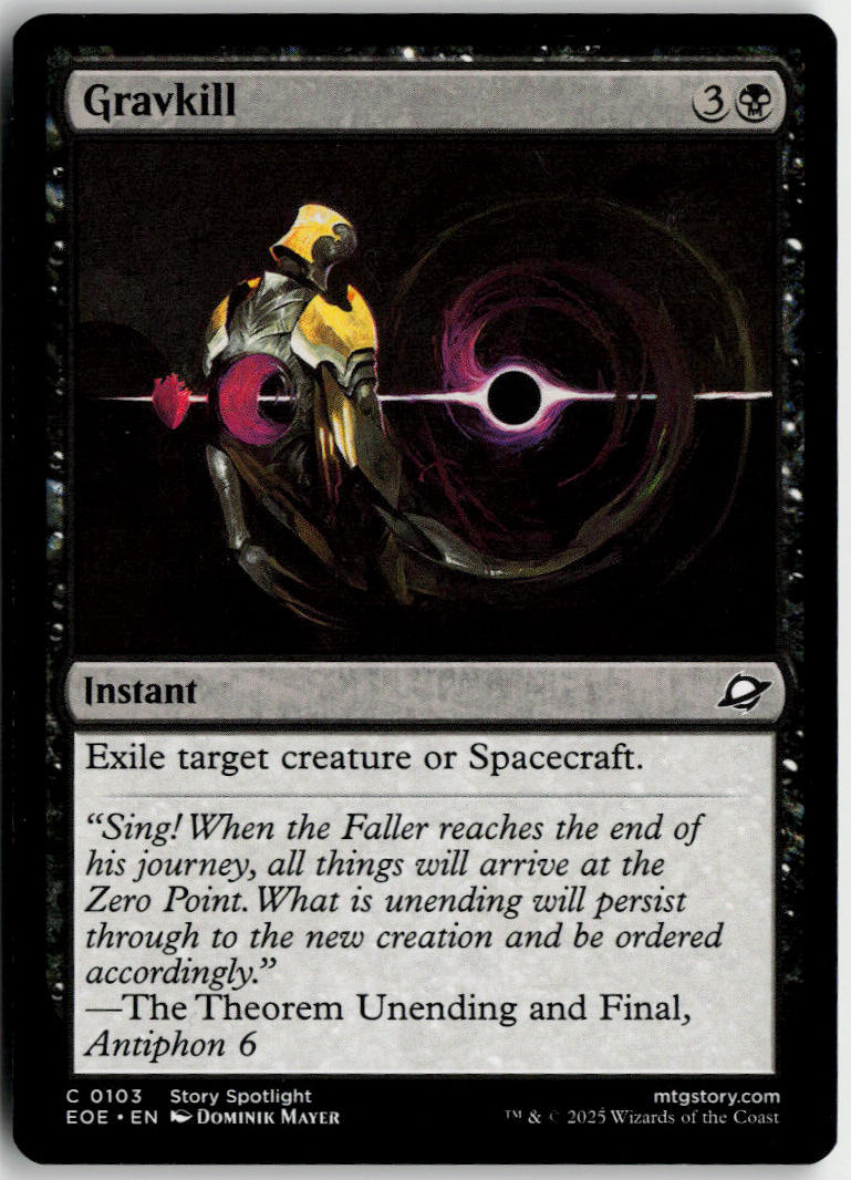Gravkill - Edge of Eternities #103 - Near Mint - Normal