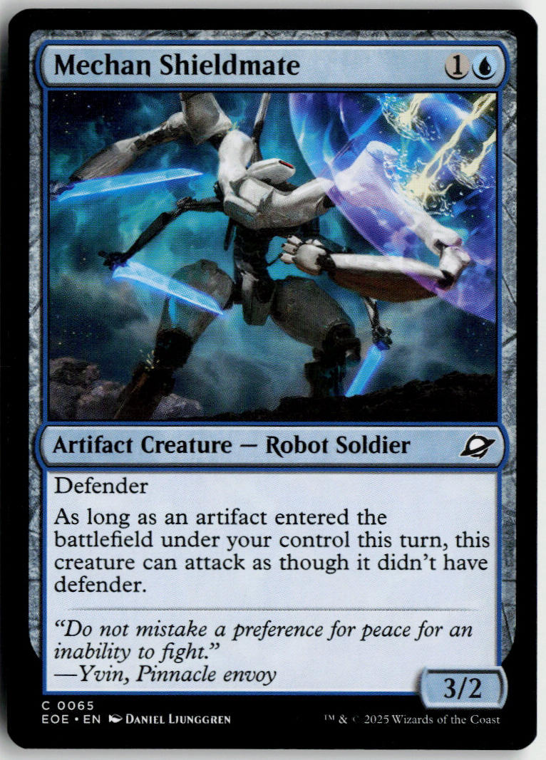 Mechan Shieldmate - Edge of Eternities #65 - Near Mint - Normal