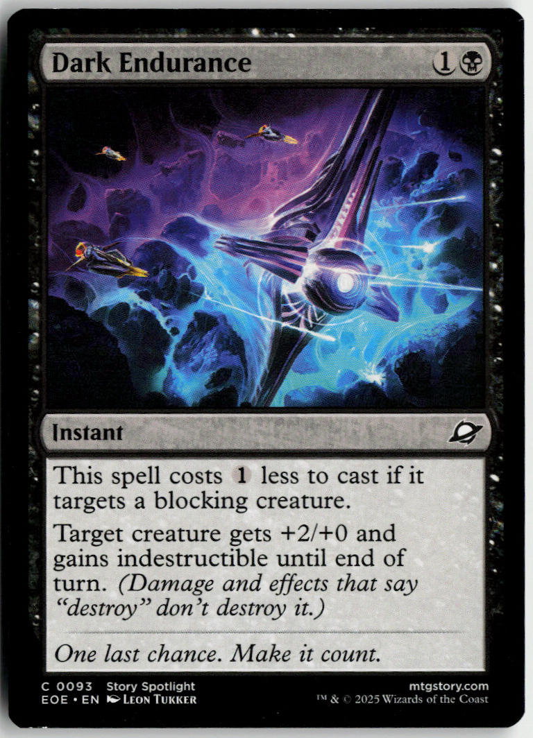 Dark Endurance - Edge of Eternities #93 - Near Mint - Normal