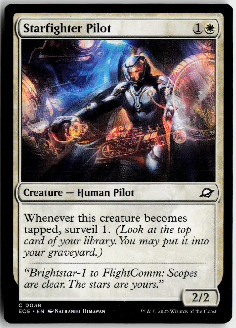Starfighter Pilot - Edge of Eternities #38 - Near Mint - Normal
