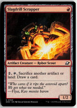 Slagdrill Scrapper - Edge of Eternities #160 - Near Mint - Normal