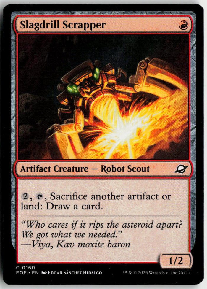 Slagdrill Scrapper - Edge of Eternities #160 - Near Mint - Normal