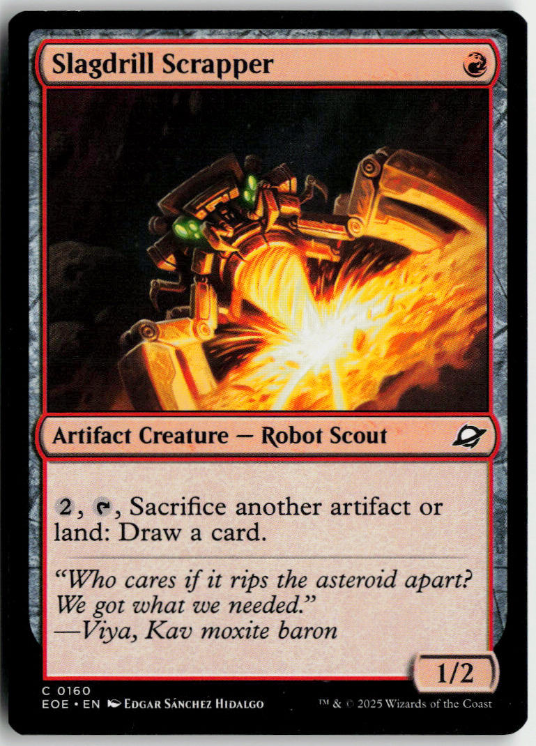 Slagdrill Scrapper - Edge of Eternities #160 - Near Mint - Normal