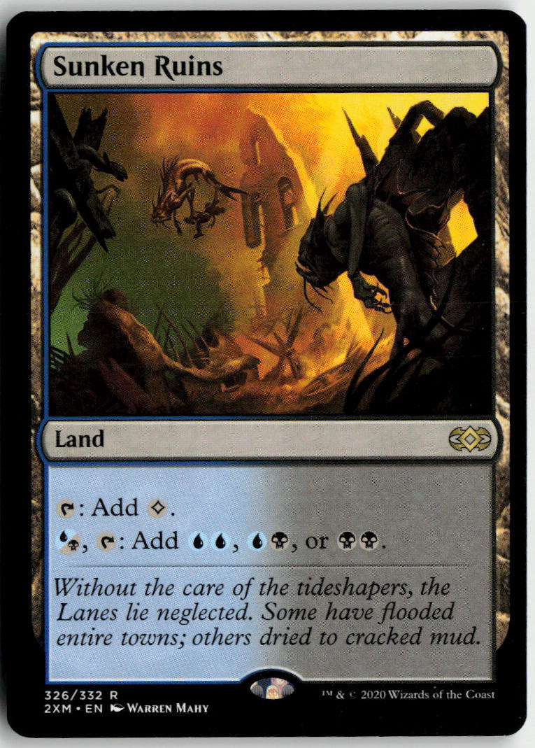 Sunken Ruins - Double Masters #326 - Near Mint - Normal