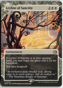 Leyline of Sanctity - Wilds of Eldraine: Enchanting Tales #10 - Near Mint - Normal