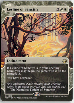 Leyline of Sanctity - Wilds of Eldraine: Enchanting Tales #10 - Near Mint - Normal