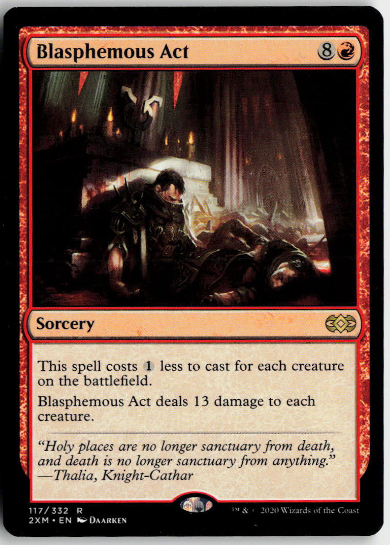 Blasphemous Act - Double Masters #117 - Near Mint - Normal