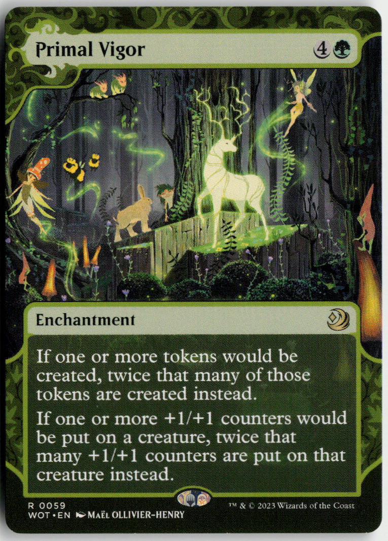 Primal Vigor - Wilds of Eldraine: Enchanting Tales #59 - Near Mint - Normal