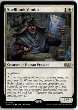 Spellbook Vendor - Wilds of Eldraine #31 - Near Mint - Normal