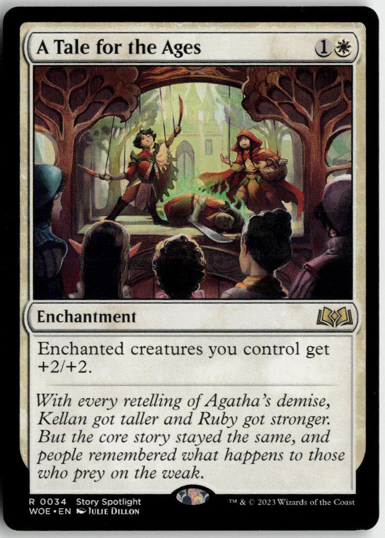 A Tale for the Ages - Wilds of Eldraine #34 - Near Mint - Normal