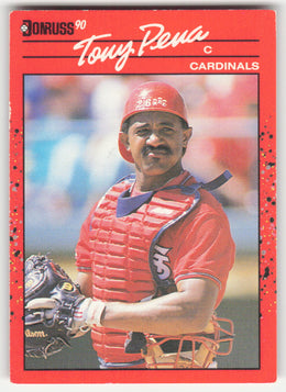 Tony Pena #181 Donruss Baseball Non-Foil English