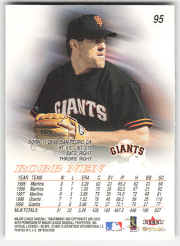 Robb Nen #95 SkyBox Baseball Non-Foil English