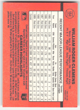 Roger Clemens #184 Non-Foil