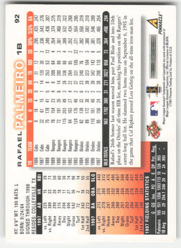 Rafael Palmeiro #92 Non-Foil