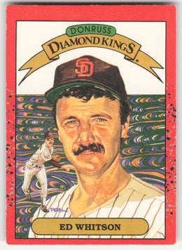 Ed Whitson #26 Donruss Baseball Non-Foil English