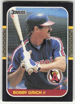 Bobby Grich #456 Donruss Baseball Non-Foil English