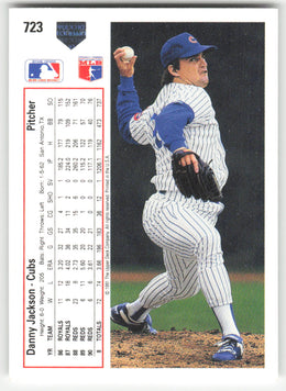 Danny Jackson #723/800 Upper Deck Baseball Non-Foil English