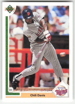 Chili Davis #722/800 Upper Deck Baseball Non-Foil English