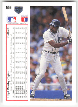 Lloyd Moseby #559/800 Upper Deck Baseball Non-Foil English